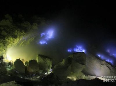 Api Biru Kawah Ijen yang Menakjubkan