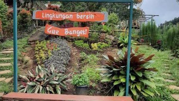 Bukan di  Bali, Ini Ayunan di Bogor