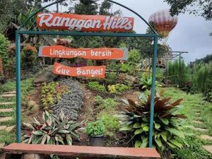 Bukan di  Bali, Ini Ayunan di Bogor