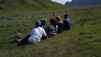 Duduk Menghabiskan Sore di Padang Hijau Savana Bromo