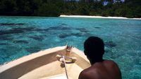 Eksotisme Pasir Putih di Pulau Gam, Raja Ampat