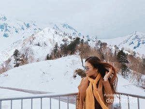 Foto: Cuma di Jepang, Ada Dinding Salju Setinggi 20 Meter!