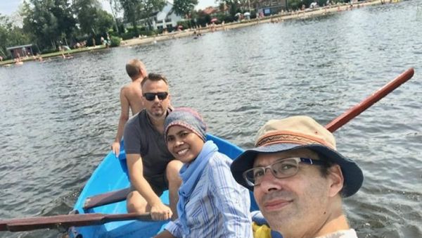 Foto: Dayung-dayung di  Danau Loosdrecht Belanda