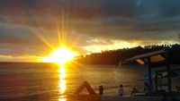 Foto-foto Sunset yang Cantik di Lombok