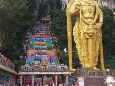 Foto: Kuil Hindu Terbesar di Malaysia