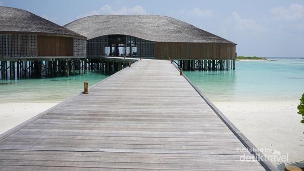 Foto: Memanjakan Mata dan Lidah di Resort Mewah Maldives