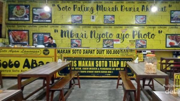 Foto: Mencoba Kuliner Soto Lamongan Sedap di Sidoarjo