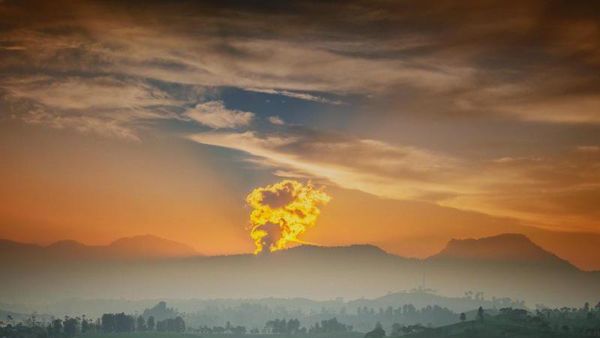 Foto Pagi yang Dahsyat di Pangalengan, Bandung