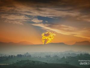 Foto Pagi yang Dahsyat di Pangalengan, Bandung