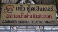 Foto: Pasar Terapung di Thailand Berusia 153 Tahun