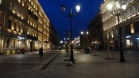 Foto St Peterburg di Rusia yang Cantik di Malam Hari