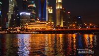 Gemerlap Malam Marina Bay di Singapura