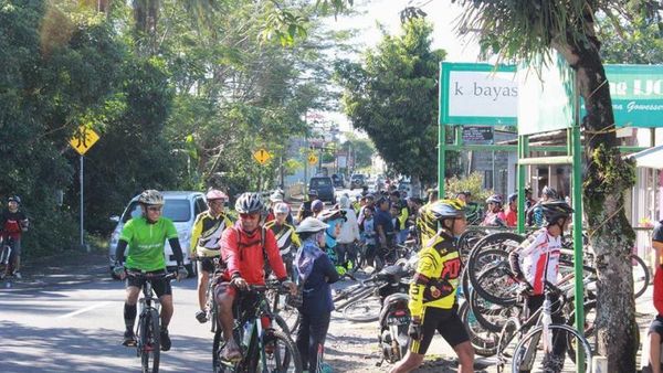 Gowes Asyik Menikmati Pagi di Kaliurang