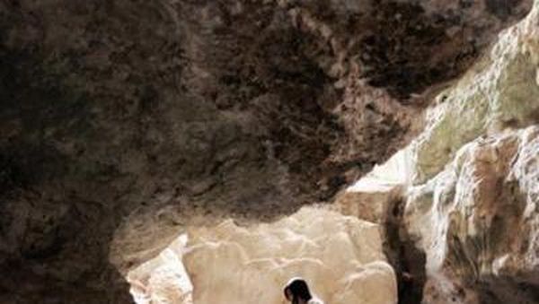 Gua yang Muncul dari Dasar Laut