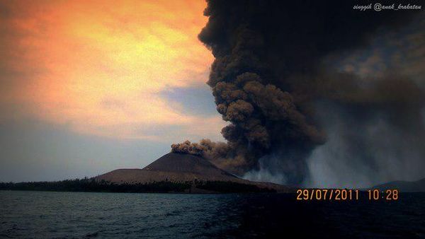 Gunung Anak Krakatau yang Perkasa