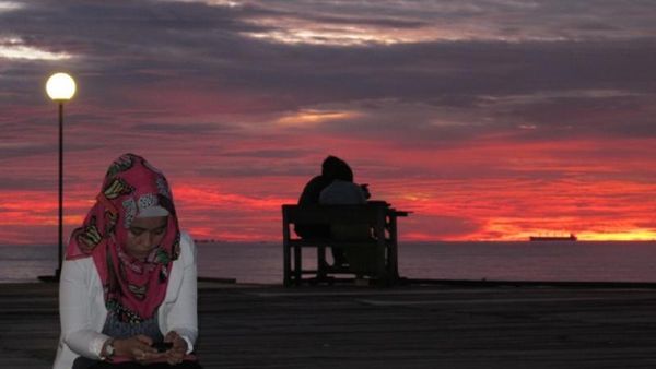 Ini Sunset Romantis Selain di Losari, Makassar