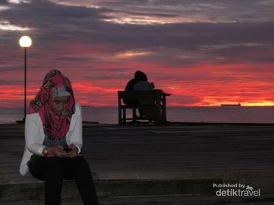 Ini Sunset Romantis Selain di Losari, Makassar