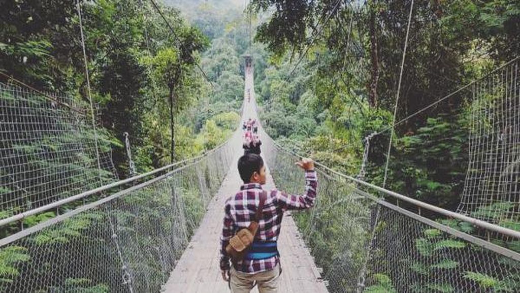 Jembatan Gantung yang Hits Sampai Air Terjun Cantik di Sukabumi Jembatan Gantung yang Hits Sampai Air Terjun Cantik di Sukabumi