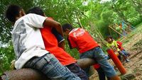 Ke Taman Punti Kayu Bersama Anak-anak Musi