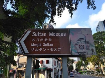 Masya Allah, Megahnya Masjid Sultan di Singapura
