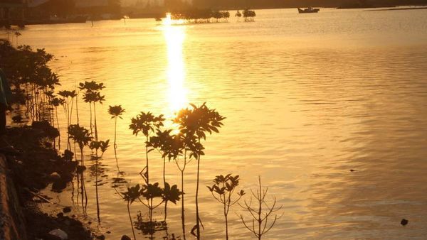 Menikmati Indahnya Sunset di Kuala Cangkoi, Banda Aceh