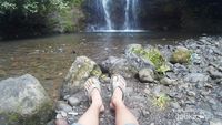Menikmati Kesegaran Curug Batu Blek di Tasikmalaya