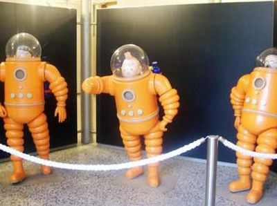 Menyambangi Tintin di Museum Komik Brussels