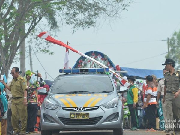 Meriahnya Karnaval Kemerdekaan di Lampung Timur
