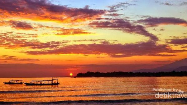 Pagi Hari yang Indah di Gili Trawangan