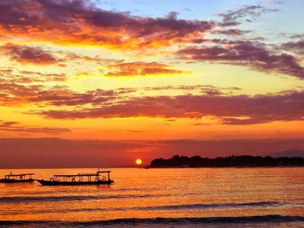 Pagi Hari yang Indah di Gili Trawangan