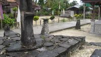 Perahu Batu di Desa Sangkiat Dol