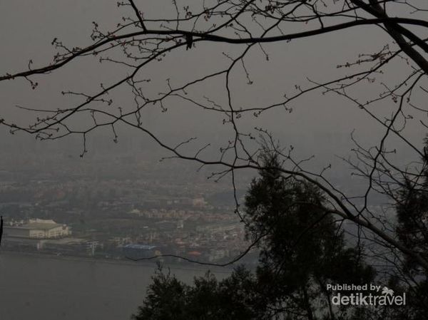 Pesona Kota Kunming dari Puncak Gunung Xishan