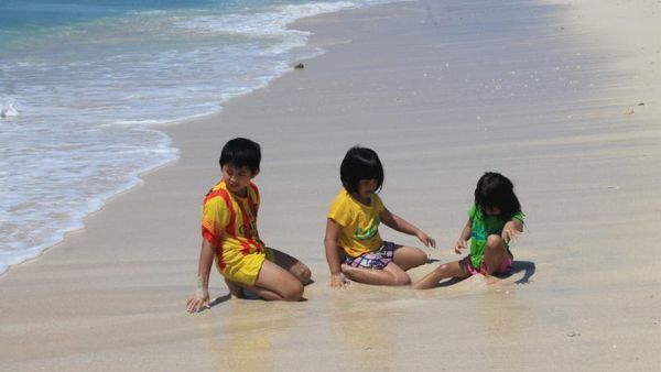 Pesona Patung Pandawa di Pantai Pandawa