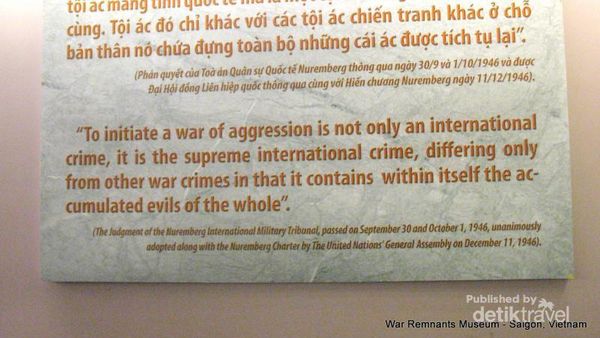 Potret Buram Korban di Museum Perang Vietnam