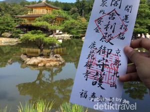 Potret Kinkaku-ji Temple di Kyoto