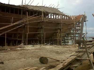 Potret Pabrik Kapal Pinisi Bulukumba yang Mendunia