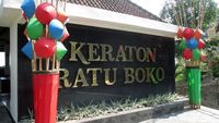 Potret Reruntuhan Keraton Ratu Boko