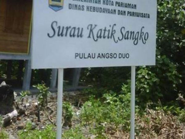 Pulau Angso Duo, Perawan dari Pariaman