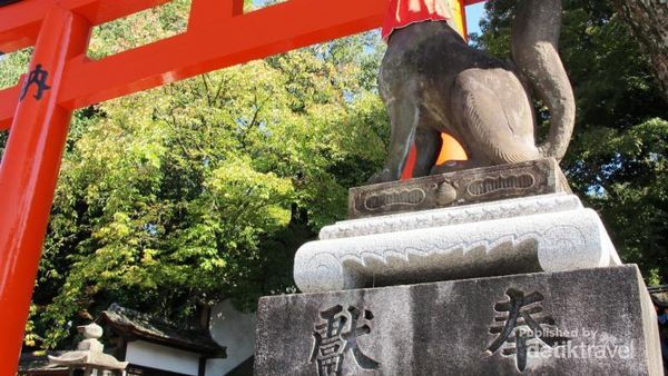 Rubah Pengantar Pesan di Kuil Kyoto