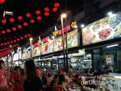 Sebelum Corona Mewabah, Begini Suasana Malam Jalan Alor Kuala Lumpur
