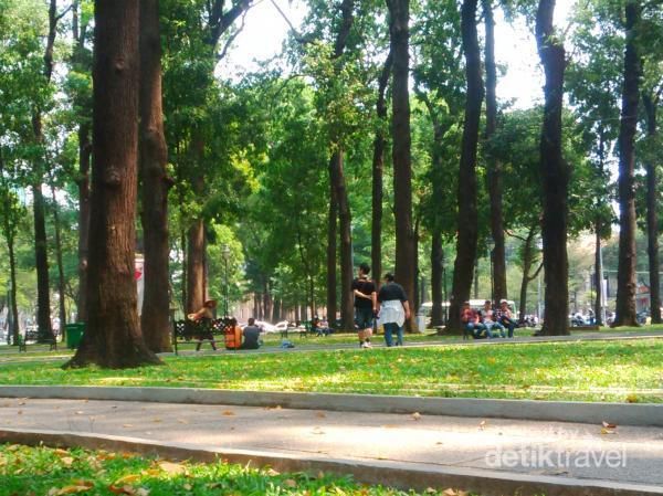 Seperti Ini Pemandangan Taman Kota di Ho Chi Minh