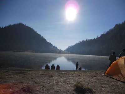 Siluet Cantik Ranu Kumbolo, Gunung Semeru
