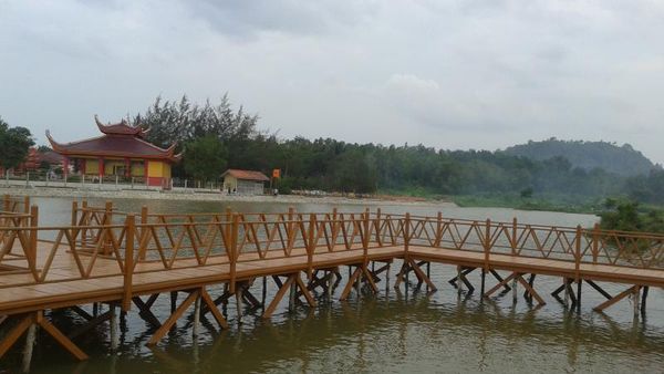 Sore Hari yang Santai di Kampung Dul, Bangka Tengah