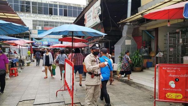 Suasana New Normal Pasar Tradisional Khon Kaen Thailand