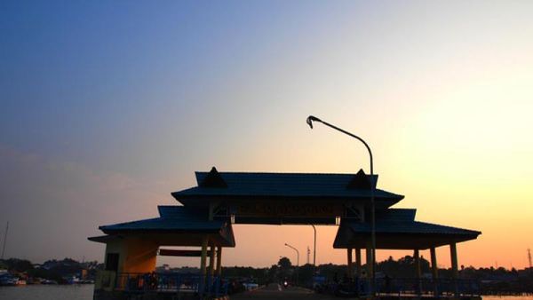 Sunrise Indah dari Pelabuhan Tarakan