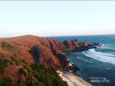 Sunset Cantik di Bukit Merese, Lombok