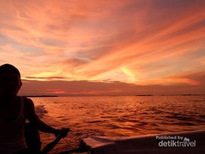 Sunset Cantik di Pulau Pramuka