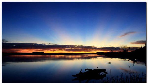 Sunset Pantai Cermin Pariaman