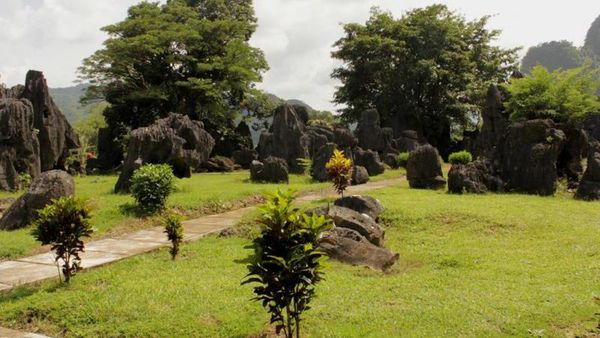 Taman Batu di Maros, Bukti Laut Pernah Naik ke Daratan