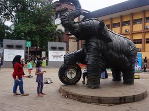 Taman Gajah Tunggal, Wisata Anak di Sisi Kali Cisadane